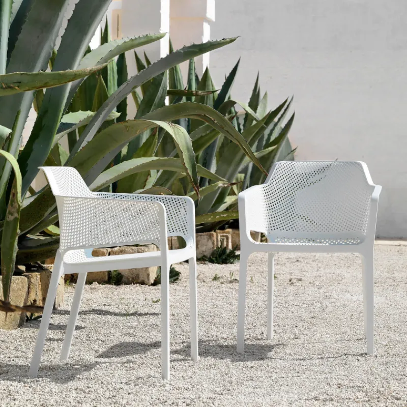 Net Fauteuil de terrasse moderne en polypropylène> Chaise De Jardin|Fauteuil De Jardin