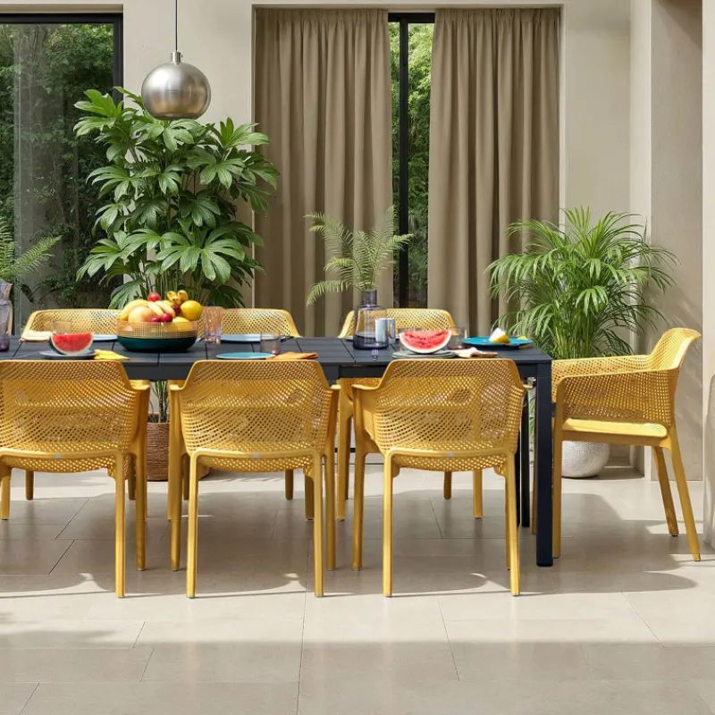 Net Fauteuil moderne empilable en polypropylène> Chaise De Cuisine|Chaise De Salle à Manger