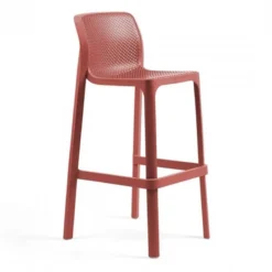 Net Tabouret haut empilable en polypropylène> Tabouret Snack (assise +/- 65 Cm)|Tabouret De Bar (assise +/- 80 Cm)