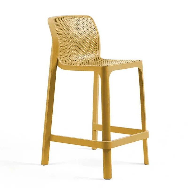 Net Tabouret haut empilable en polypropylène> Tabouret Snack (assise +/- 65 Cm)|Tabouret De Bar (assise +/- 80 Cm)