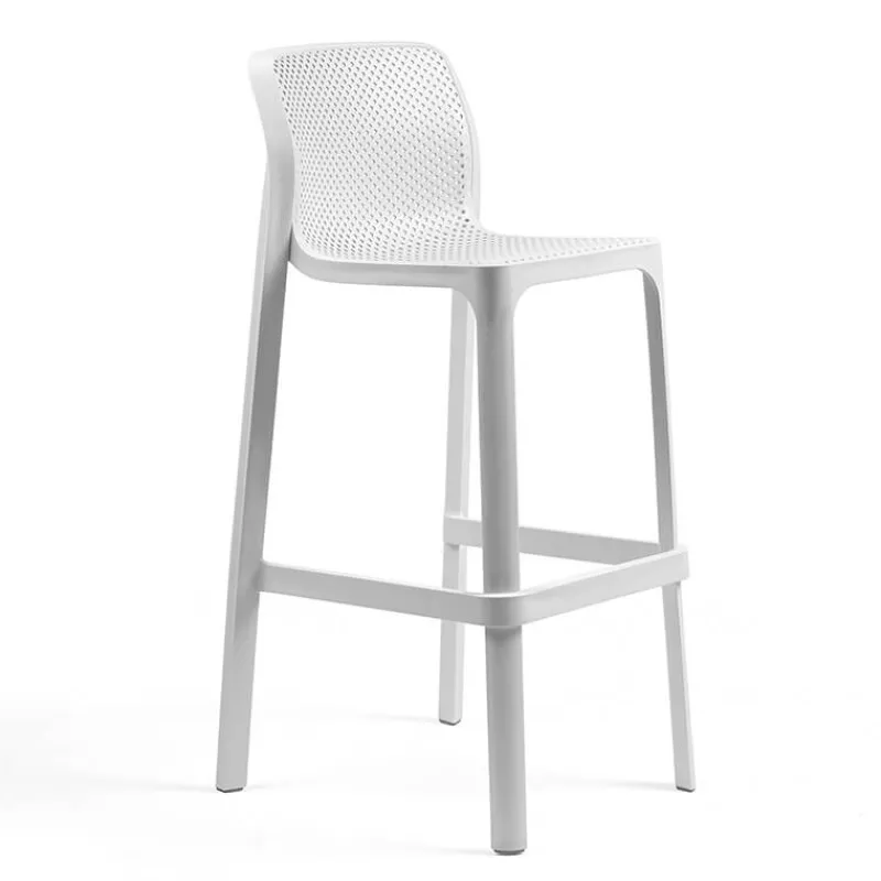 Net Tabouret haut empilable en polypropylène> Tabouret Snack (assise +/- 65 Cm)|Tabouret De Bar (assise +/- 80 Cm)