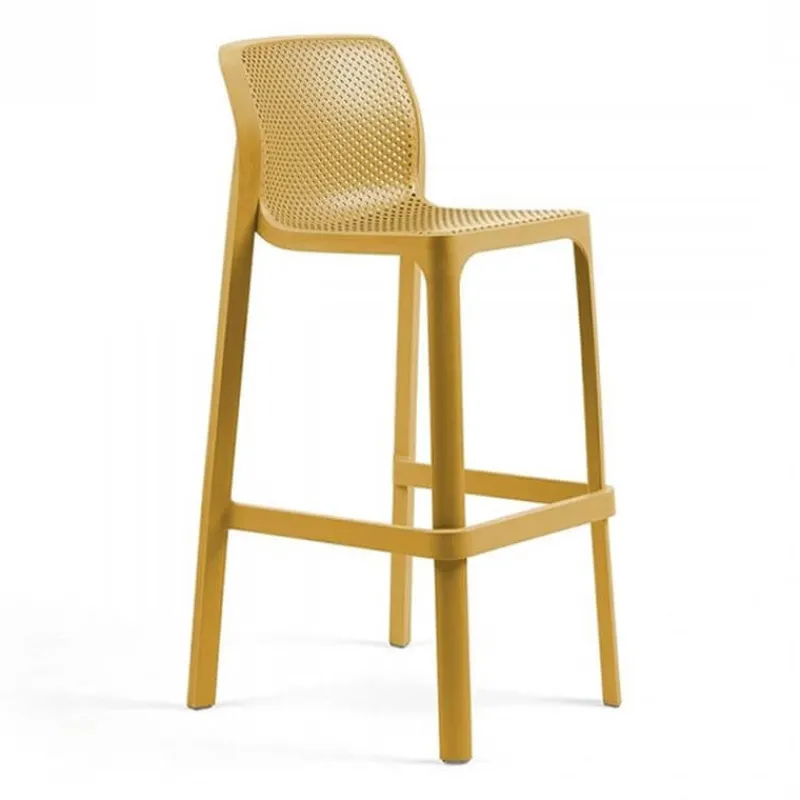 Net Tabouret haut empilable en polypropylène> Tabouret Snack (assise +/- 65 Cm)|Tabouret De Bar (assise +/- 80 Cm)
