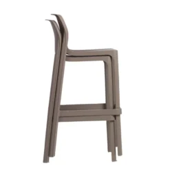 Net Tabouret haut empilable en polypropylène><noscript><img width=