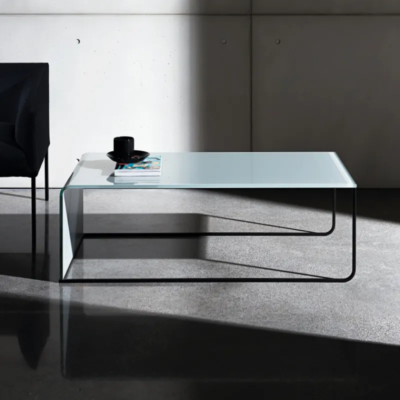 Sovet Italia Nido Sovet® Table basse gigogne en verre> Table De Salon