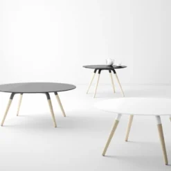 Cancio Nuba mini verre Table de salon design ronde en verre><noscript><img width=