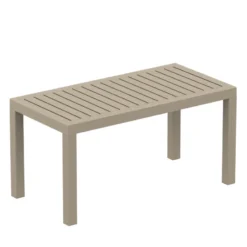 Ocean Table basse de jardin en résine rectangulaire><noscript><img width=