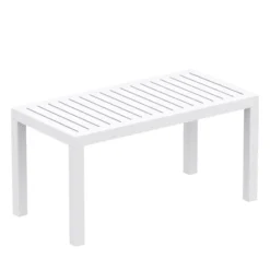 Ocean Table basse de jardin en résine rectangulaire><noscript><img width=