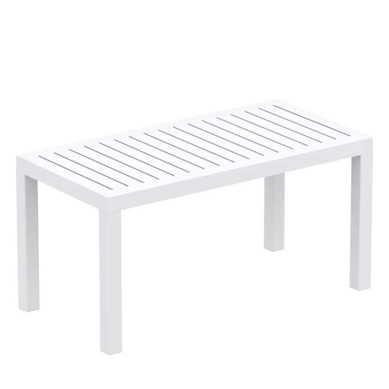 Ocean Table basse de jardin en résine rectangulaire> Table De Jardin