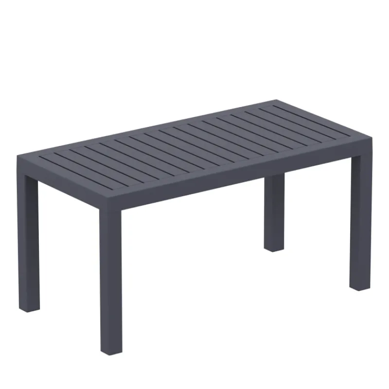 Ocean Table basse de jardin en résine rectangulaire> Table De Jardin