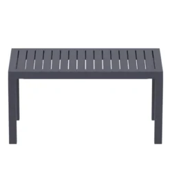 Ocean Table basse de jardin en résine rectangulaire><noscript><img width=