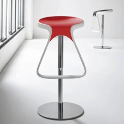 Octo Tabouret design italien pivotant> Tabouret Snack (assise +/- 65 Cm)|Tabouret De Bar (assise +/- 80 Cm)