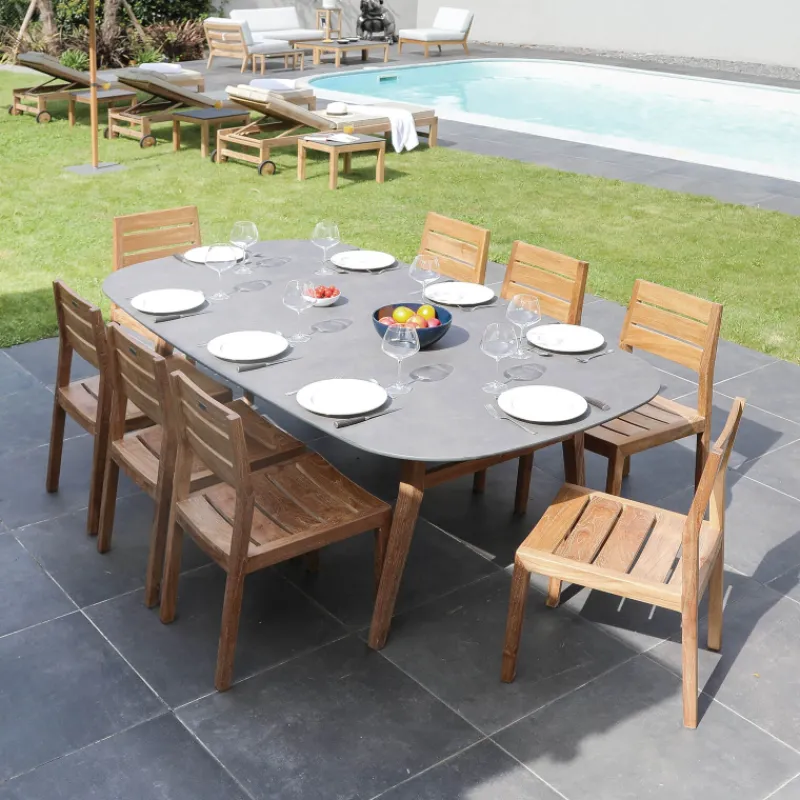 Medicis ODAChaise de jardin en teck massif> Chaise De Jardin