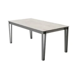 Cancio Okaso Table extensible moderne en céramique pieds en épingle><noscript><img width=