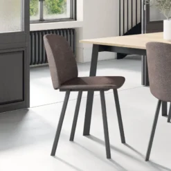 Perfecta Olivia Chaise tendance en tissu et pieds métal> Chaise De Salle à Manger|Chaise Salon