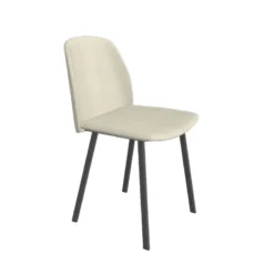 Perfecta Olivia Chaise tendance en tissu et pieds métal><noscript><img width=