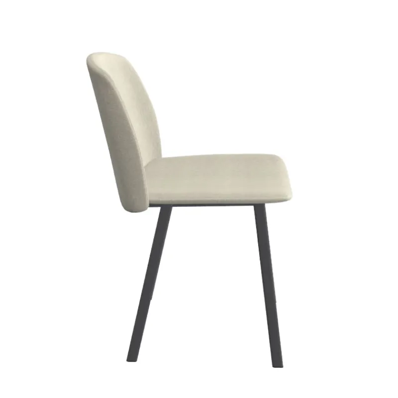Perfecta Olivia Chaise tendance en tissu et pieds métal> Chaise De Salle à Manger|Chaise Salon