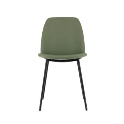 Perfecta Olivia Chaise tendance rembourrée en simili avec pieds en métal> Chaise De Cuisine|Chaise De Salle à Manger