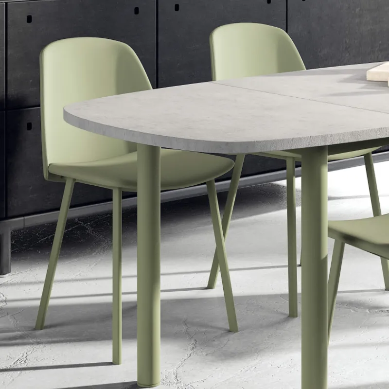 Perfecta Olivia Chaise tendance rembourrée en simili avec pieds en métal> Chaise De Cuisine|Chaise De Salle à Manger