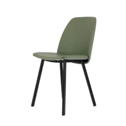 Perfecta Olivia Chaise tendance rembourrée en simili avec pieds en métal><noscript><img width=