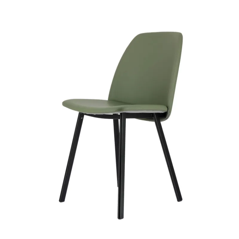 Perfecta Olivia Chaise tendance rembourrée en simili avec pieds en métal> Chaise De Cuisine|Chaise De Salle à Manger