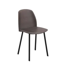 Perfecta Olivia Chaise tendance rembourrée en simili avec pieds en métal><noscript><img width=