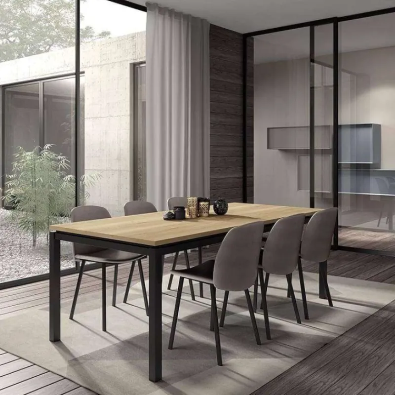 Perfecta Olivia Chaise tendance rembourrée en simili avec pieds en métal> Chaise De Cuisine|Chaise De Salle à Manger