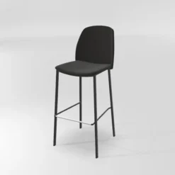 Perfecta Olivia Tabouret de bar en tissu avec pieds métal> Tabouret De Bar (assise +/- 80 Cm)