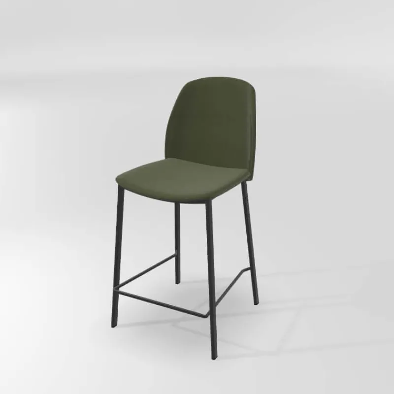 Perfecta Olivia Tabouret snack moderne en tissu> Tabouret Snack (assise +/- 65 Cm)|Tabouret De Bar (assise +/- 80 Cm)