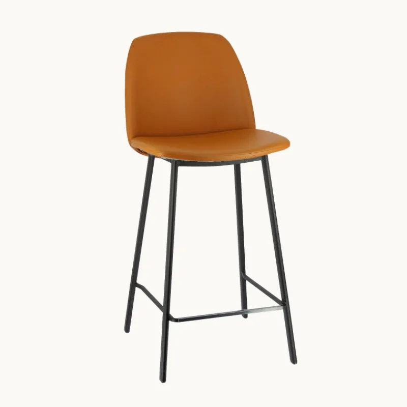 Perfecta Olivia Tabouret snack tendance en simili rembourré> Tabouret Snack (assise +/- 65 Cm)|Tabouret De Bar (assise +/- 80 Cm)