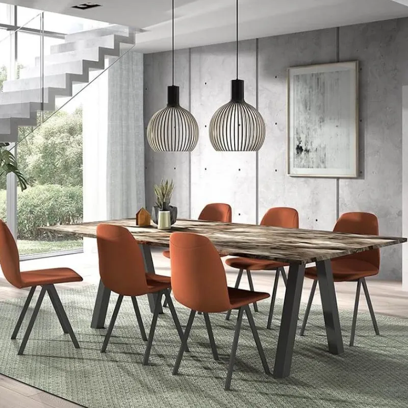 Perfecta Ona Chaise de salle à manger moderne en tissu> Chaise De Salle à Manger|Chaise Salon
