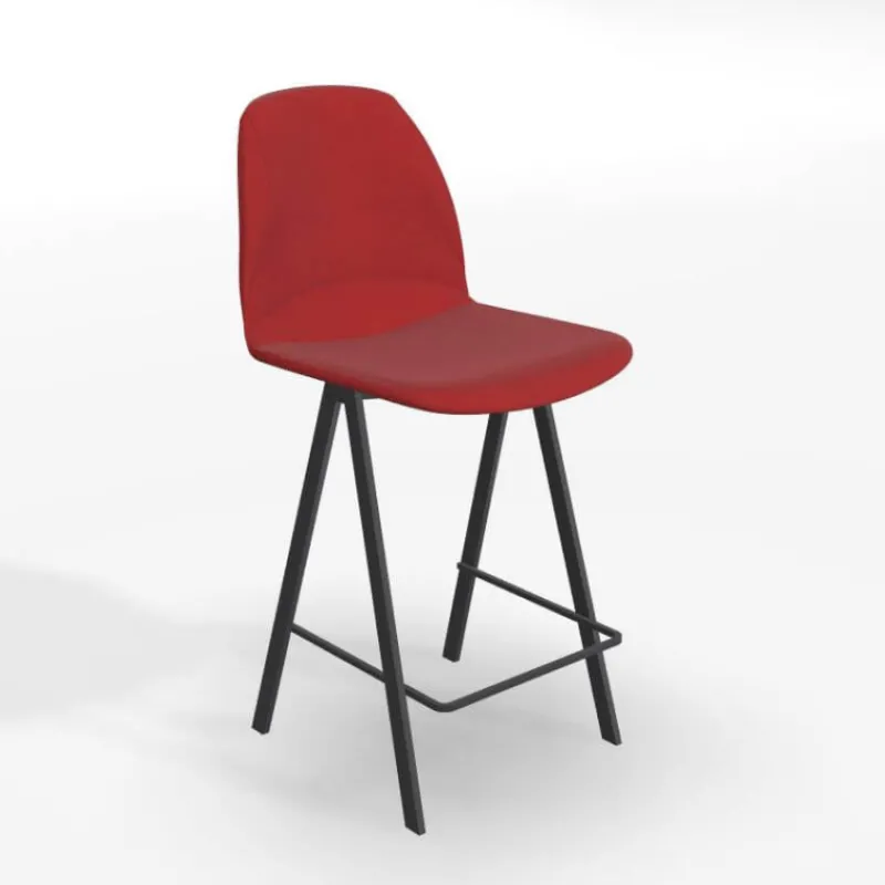 Perfecta Ona Tabouret snack en tissu style moderne> Tabouret Snack (assise +/- 65 Cm)|Tabouret De Bar (assise +/- 80 Cm)