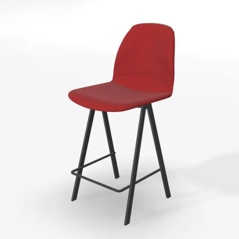 Perfecta Ona Tabouret snack en tissu style moderne> Tabouret Snack (assise +/- 65 Cm)|Tabouret De Bar (assise +/- 80 Cm)