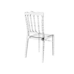 Opera Chaise Napoléon empilable revisitée en polycarbonate transparent><noscript><img width=