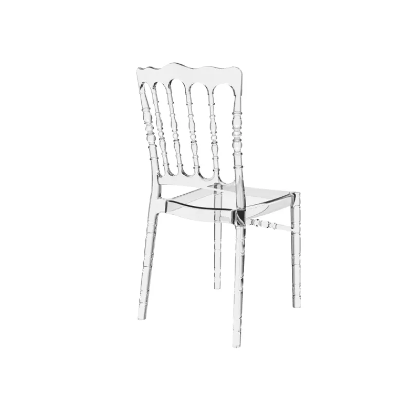 Opera Chaise Napoléon empilable revisitée en polycarbonate transparent> Chaise De Cuisine|Chaise De Salle à Manger