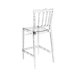 Opera Tabouret snack empilable style Napoléon en polycarbonate transparent><noscript><img width=