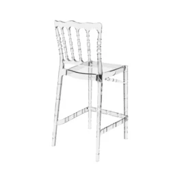 Opera Tabouret snack empilable style Napoléon en polycarbonate transparent><noscript><img width=