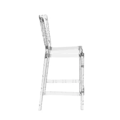 Opera Tabouret snack empilable style Napoléon en polycarbonate transparent><noscript><img width=