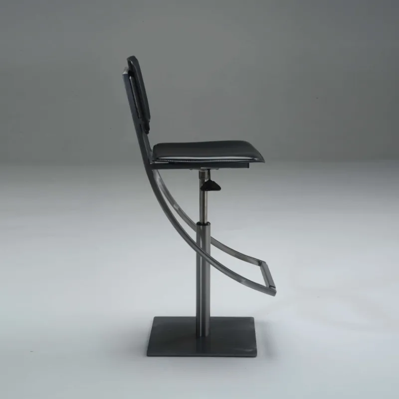Carrier Ophélie ® Tabouret réglable en métal et croûte de cuir> Tabouret Snack (assise +/- 65 Cm)|Tabouret De Bar (assise +/- 80 Cm)