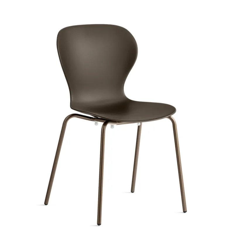 OPS ! Connubia© Chaise italienne empilable en polypropylène avec pieds en métal> Chaise De Cuisine|Chaise De Salle à Manger
