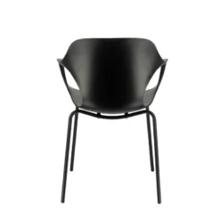 OPS ! Connubia© Fauteuil design italien empilable en polypropylène avec pieds en métal><noscript><img width=
