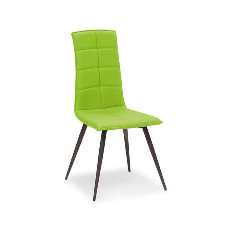 Europea Oregon Chaise matelassée italienne avec pieds en métal> Chaise De Cuisine|Chaise De Salle à Manger