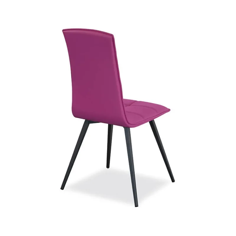 Europea Oregon Chaise matelassée italienne avec pieds en métal> Chaise De Cuisine|Chaise De Salle à Manger