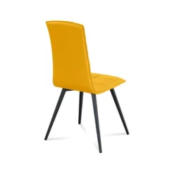 Europea Oregon Chaise matelassée italienne avec pieds en métal><noscript><img width=