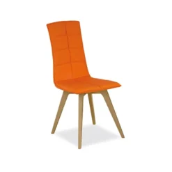 Europea Oregon Chaise matelassée italienne avec pieds en bois> Chaise De Cuisine|Chaise De Salle à Manger