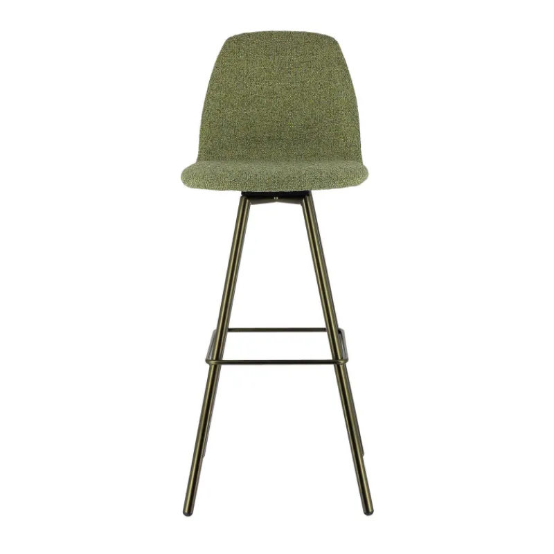 Perfecta Osaka Tabouret de bar moderne en tissu et pieds en métal> Tabouret De Bar (assise +/- 80 Cm)