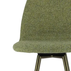 Perfecta Osaka Tabouret de bar moderne en tissu et pieds en métal><noscript><img width=