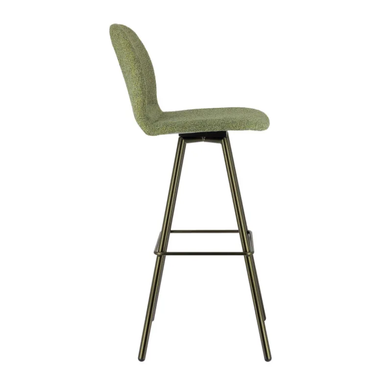 Perfecta Osaka Tabouret de bar moderne en tissu et pieds en métal> Tabouret De Bar (assise +/- 80 Cm)