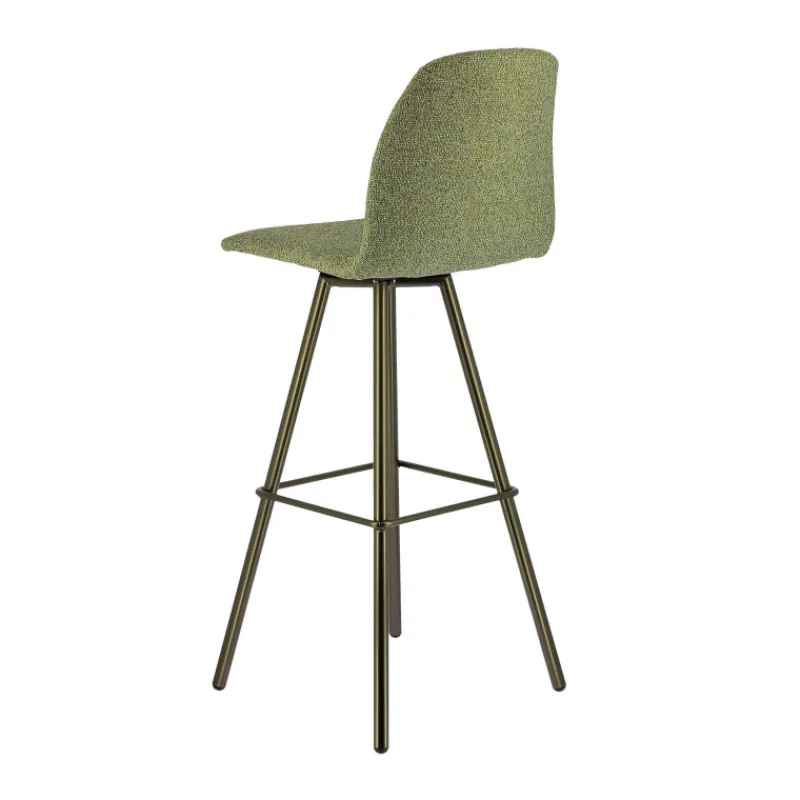 Perfecta Osaka Tabouret de bar moderne en tissu et pieds en métal> Tabouret De Bar (assise +/- 80 Cm)