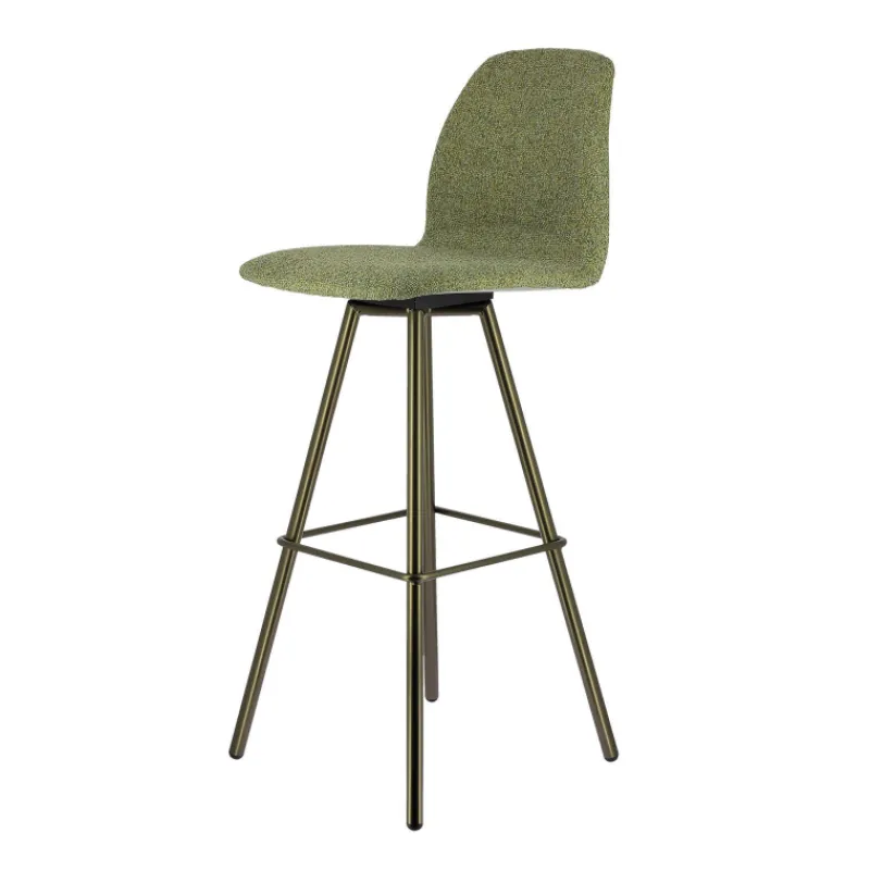 Perfecta Osaka Tabouret de bar moderne en tissu et pieds en métal> Tabouret De Bar (assise +/- 80 Cm)