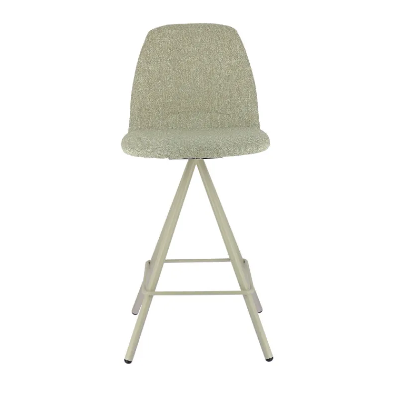 Perfecta Osaka Tabouret snack moderne en tissu et pieds métal> Tabouret Snack (assise +/- 65 Cm)|Tabouret De Bar (assise +/- 80 Cm)